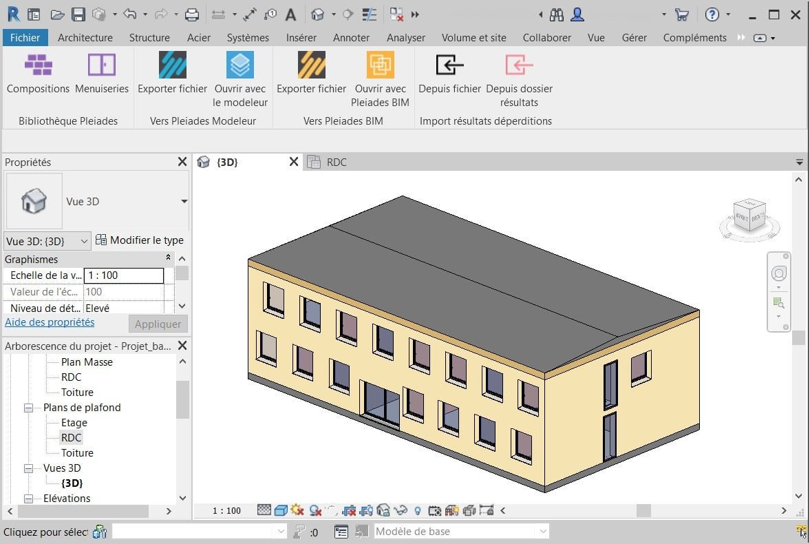 BIM – La maquette REVIT – Structure Initiation
